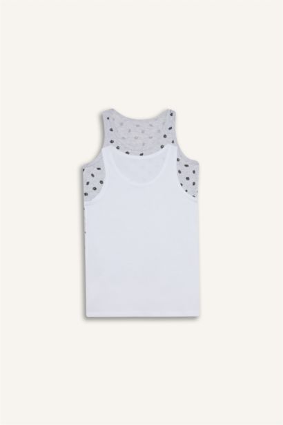 Boy Cactus Patterned 2 Piece Undershirts