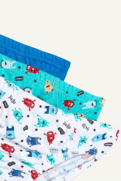 Boy Monster Printed 3 Piece Slip Panties