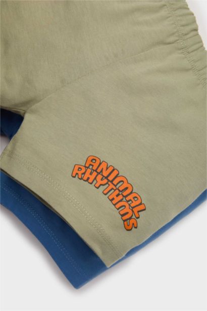 Lot de 2 Shorts à taille élastique pour bébé garçon