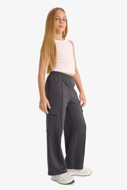 Girl Wide Leg Cargo Pants