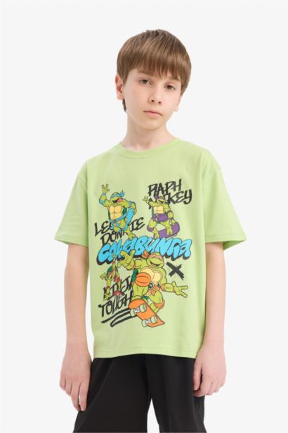 Boy Ninja Turtles-Retro Regular Fit 2 Piece Pajama Set