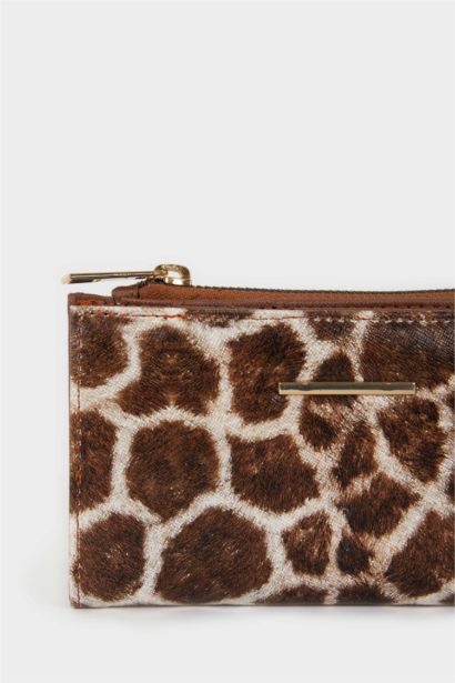 Kadın Desenli Suni Deri Cüzdan