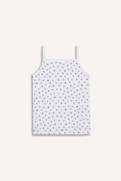 Girl Heart Patterned 2 Piece Undershirts