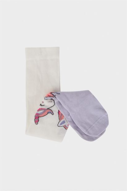Baby Girl Seamless Cotton Pantyhose