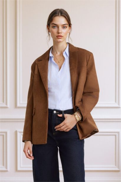 Әйелдерге қалыпты пішім Блэйзер