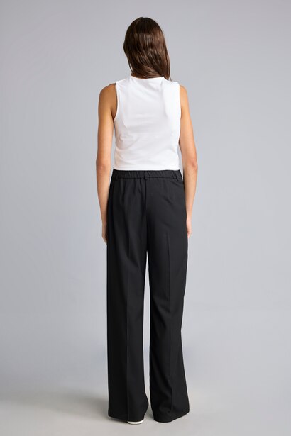 Straight Fit Yüksek Bel Pantolon