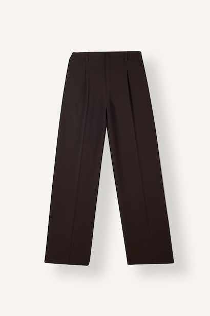 Straight Fit Yüksek Bel Pantolon