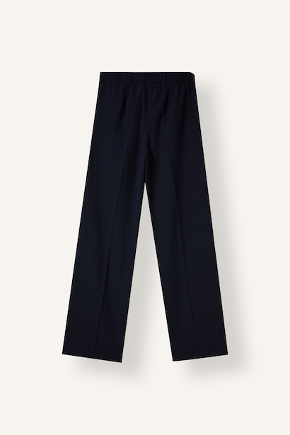 High Waist Straight Fit Trousers