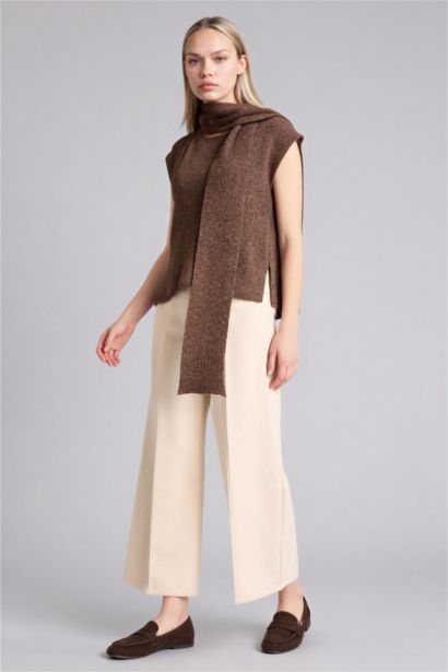 Culotte Fit Regular Hem Trousers