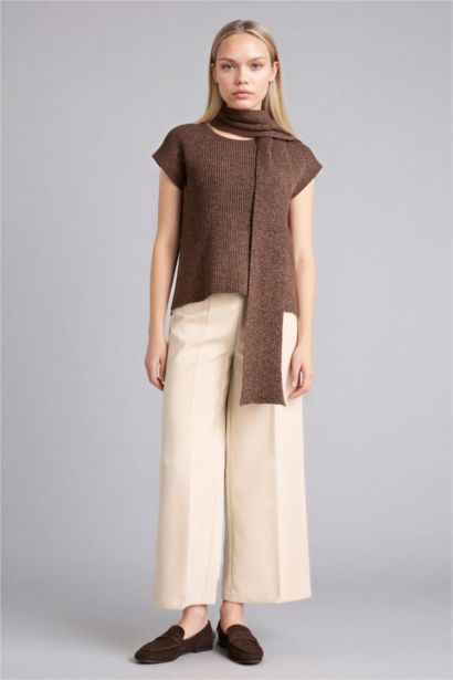 Culotte Fit Regular Hem Trousers