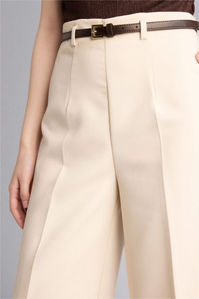 Yüksek Bel Culotte Pantolon