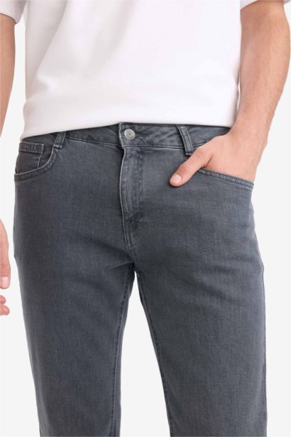 Sergio Regular Fit Regular Hem Denim Trousers