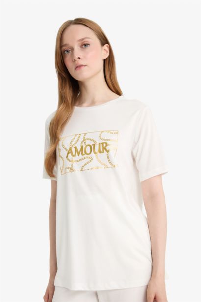 Regular Fit Crew Neck Short Sleeve T-Shirt