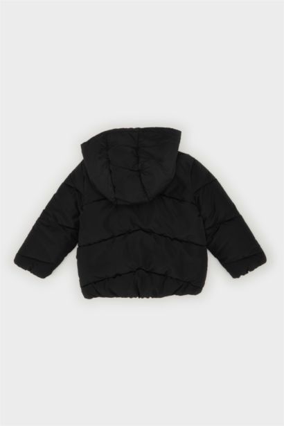 Baby Girl Windproof Waterproof Hooded Puffer Jacket