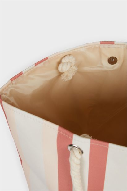 Kadın Ananas Desenli Plaj Çantası