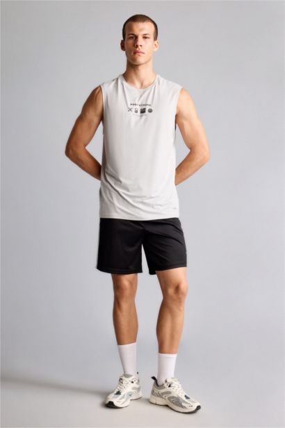 Boxy Fit Baskılı Atlet