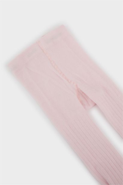 Kız Bebek Kurdele Pamuklu Külotlu Çorap