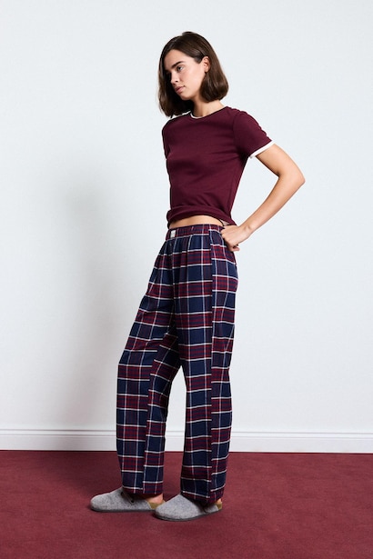 Regular Fit Long Flannel Bottom