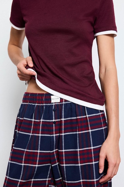 Regular Fit Long Flannel Bottom