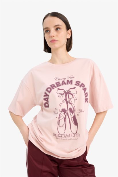 Oversize Fit Crew Neck T-Shirt