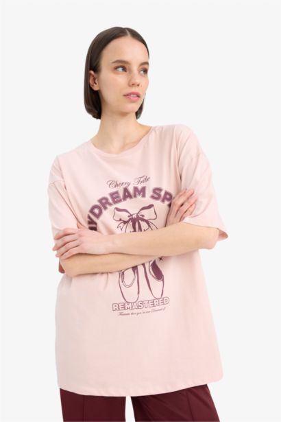 Oversize Fit Crew Neck T-Shirt