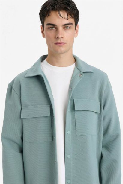 Chemise en twill tissu extensible