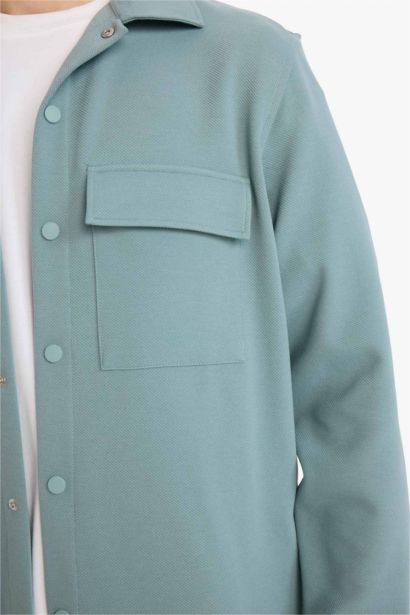 Chemise en twill tissu extensible