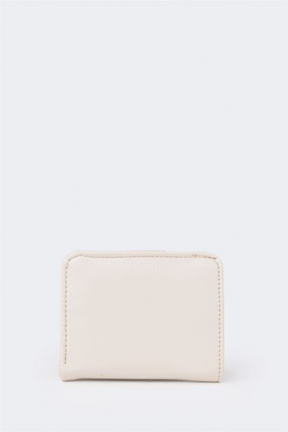 محفظة حريمي جلد صناعي أوف وايت