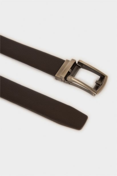 Erkek Dikdörtgen Toka Günlük Kemer