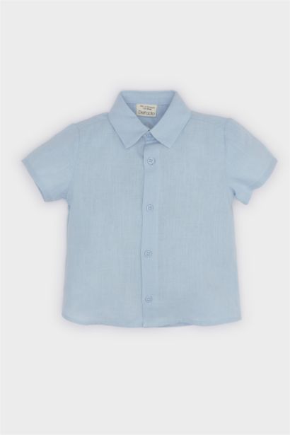 قميص نص كم اولادي مطبوع قصة عادية