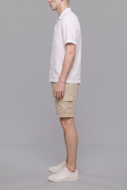 Regular Cargo Cotton Shorts