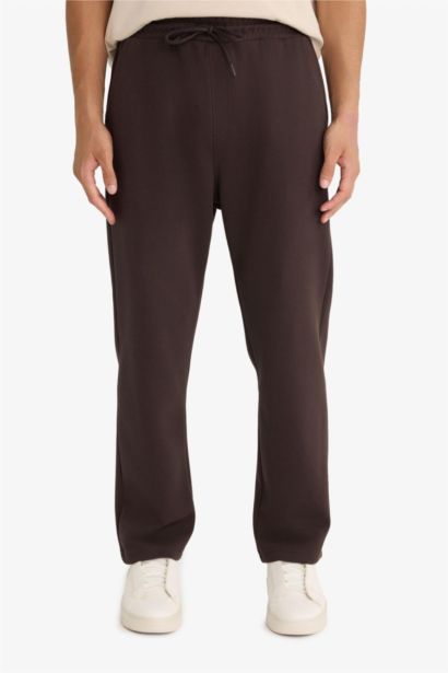 Regular Fit Tie Waist Straight Leg Sweatpants