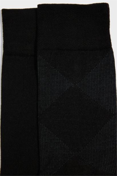 جوارب طويلة رجالي خفيف - قطعتين