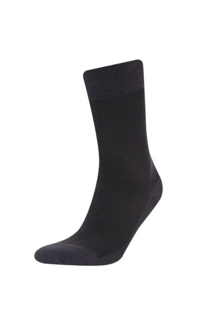 Erkek Dikişsiz 2'li Penye Pamuklu Premium Uzun Çorap