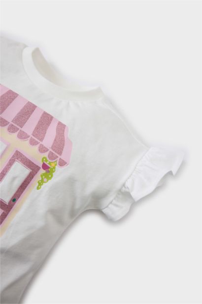 Baby Girl Regular Fit Crew Neck T-Shirt