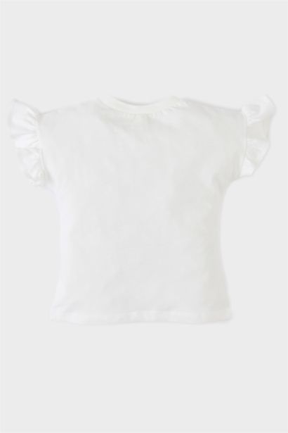 Baby Girl Regular Fit Crew Neck T-Shirt