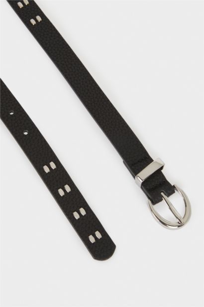 Kadın Suni Deri 2'li Günlük Kemer