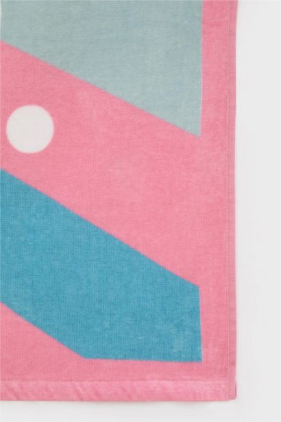 Woman Printed Cotton Beach Towel