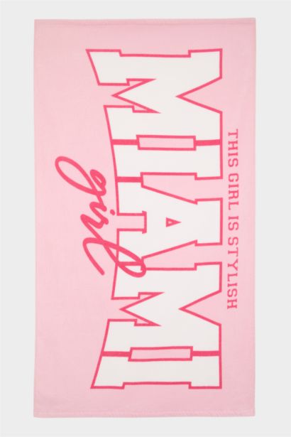 منشفة بحر بناتي منسوج