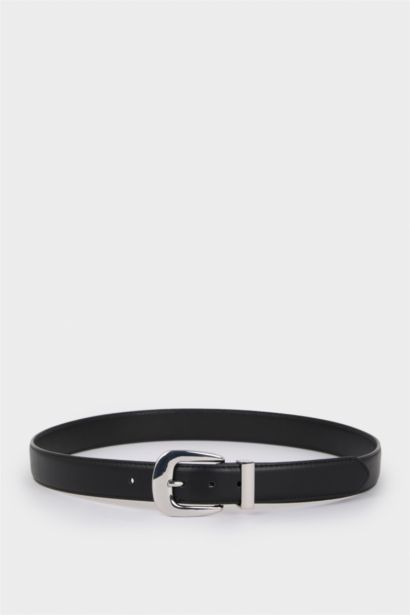 Woman Faux Leather Belt