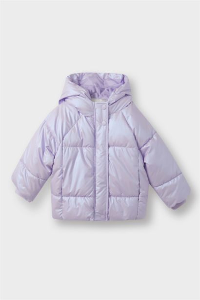 Baby Girl Hooded Puffer Jacket