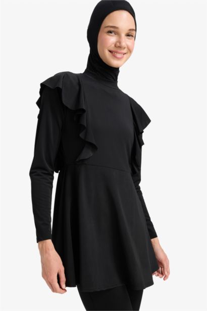 Ensemble Burkini modeste à séchage rapide Coupe régulière - 5 pièces