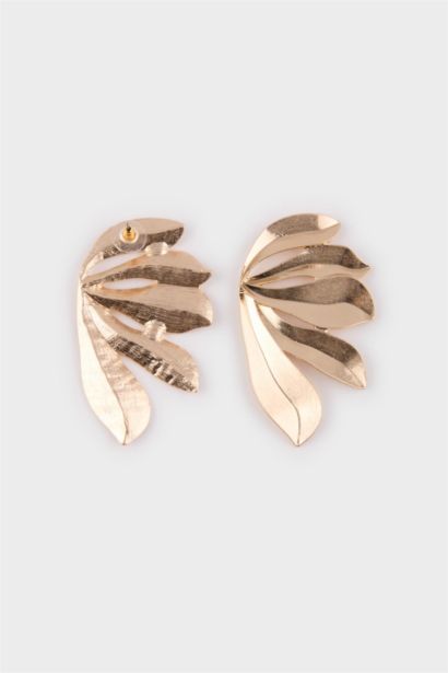 Boucles d’oreilles dorées femme