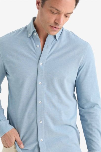 Regular Fit Polo Shirt Long Sleeve Shirt