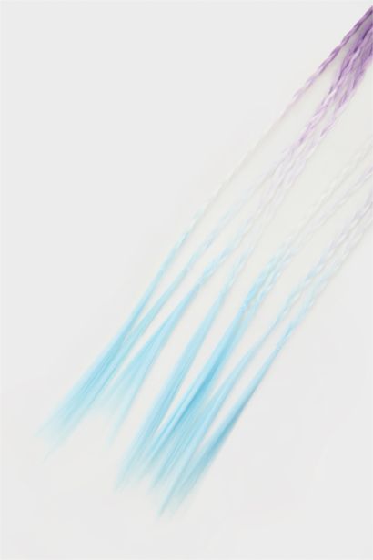 Детский набор из 2-х резинок для волос с разноцветными прядями