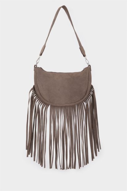 Suede Crossbody Bag