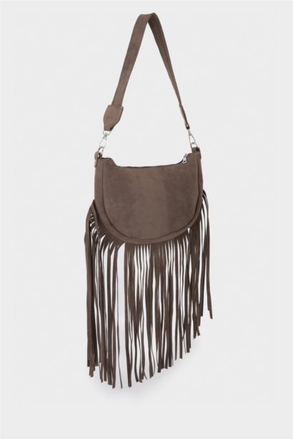 Suede Crossbody Bag