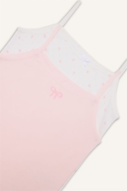 Girl Patterned 2 Piece Undershirts