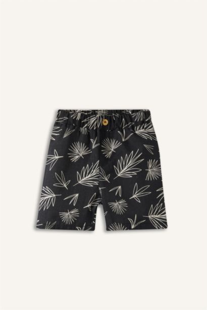Baby Boy Printed Flame Poplin 2 Piece Set
