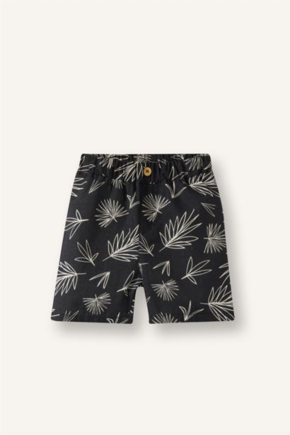 Baby Boy Printed Flame Poplin 2 Piece Set